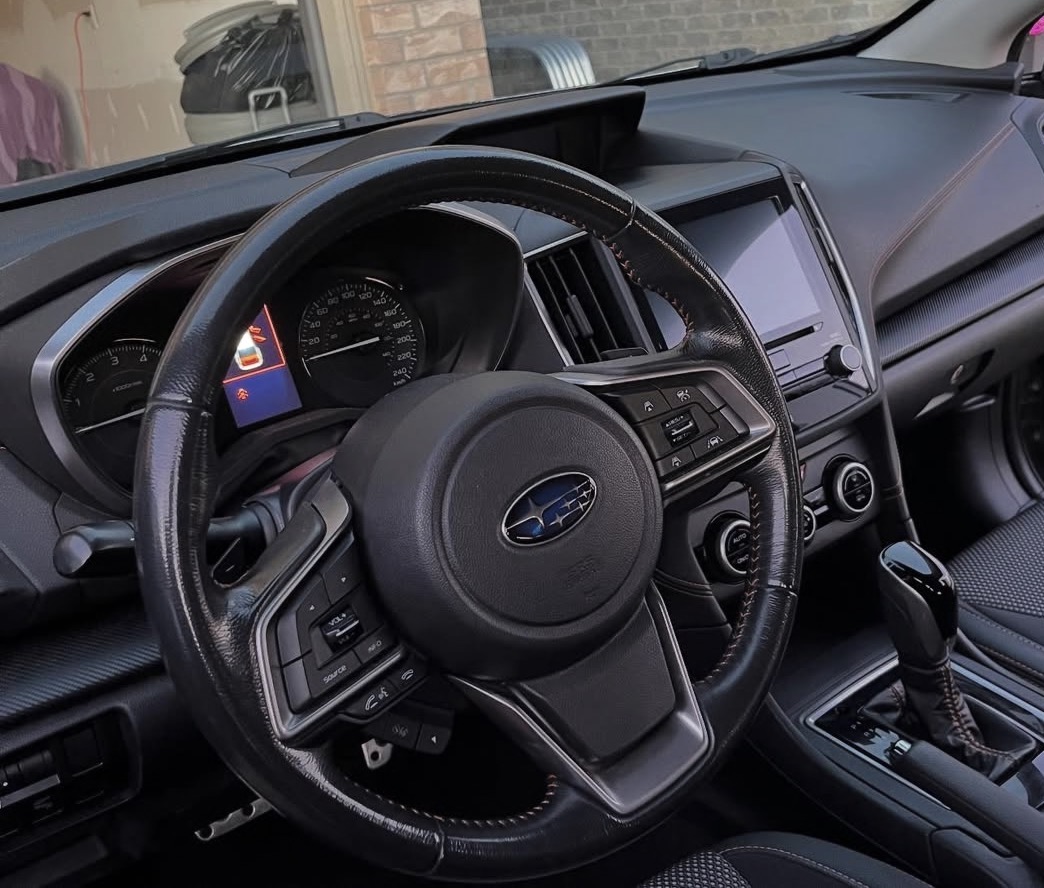 Subaru interior after professional interior car detailing